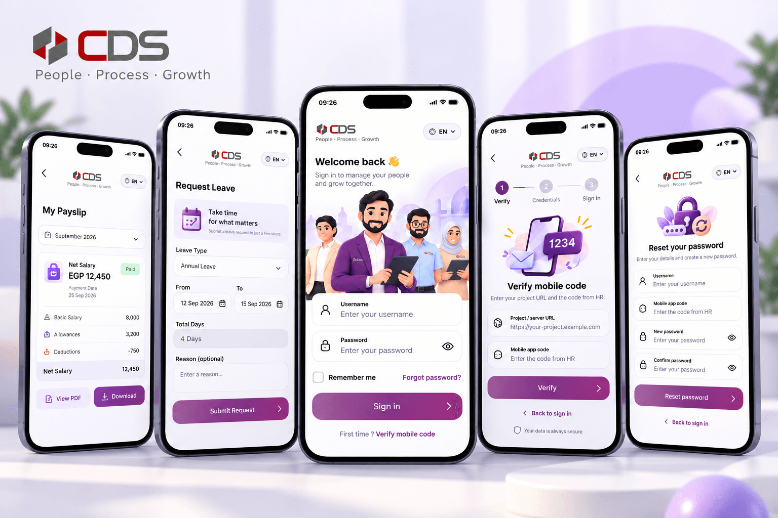 HR & Employee Self-Service Mobile App